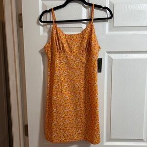 Wild Fable orange floral dress